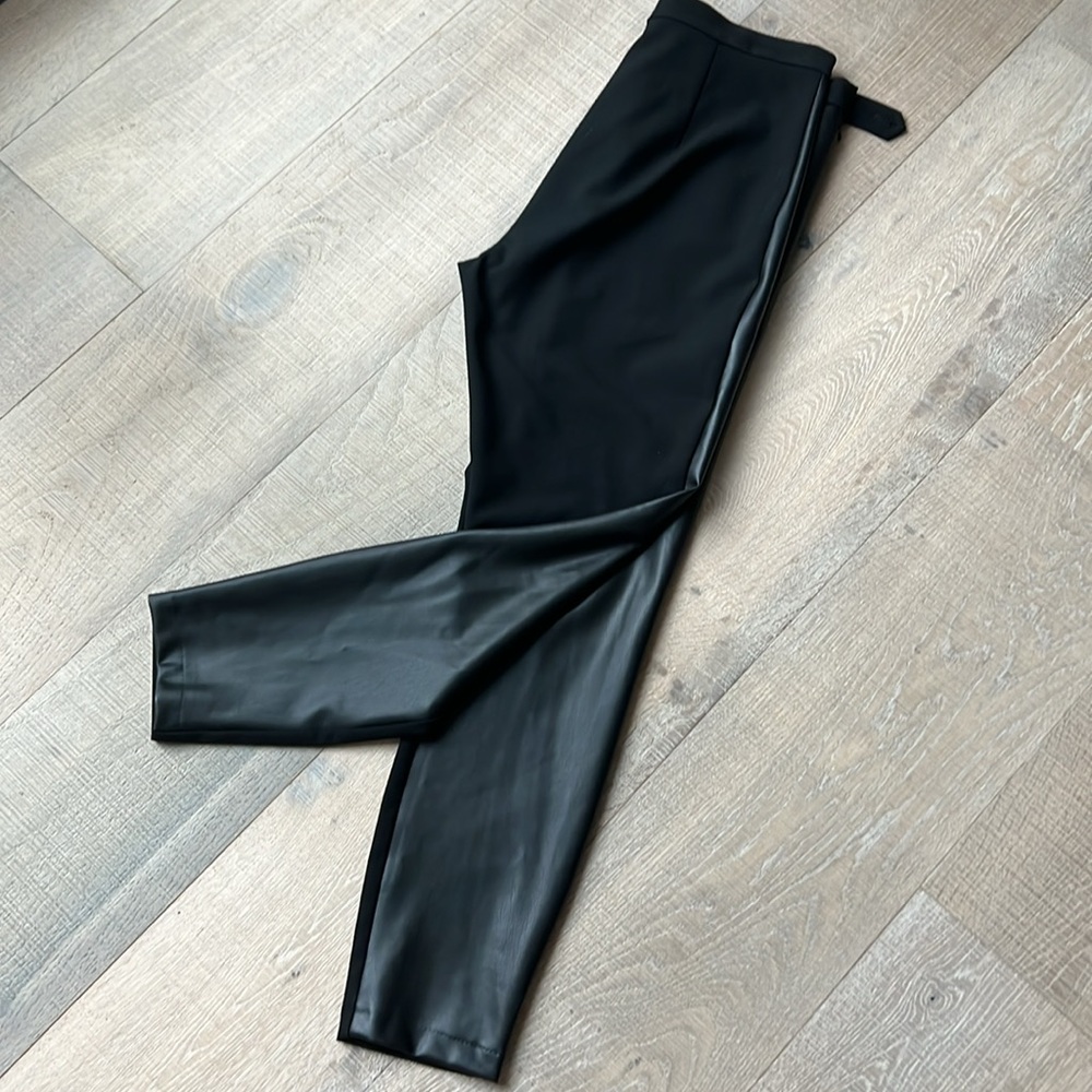Banana Republic Faux Leather front pant